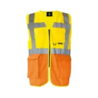 safety vest Korntex KX802 signal yellow orange